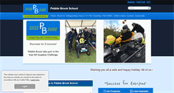 Desktop Screenshot of pebblebrookschool.org.uk